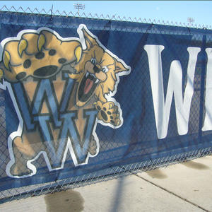 Banner in vinile di buona qualità con dimensioni personalizzate e banner in PVC con stampa a sublimazione della tintura del logo - Product Image 5