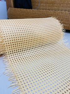 Rouleau de treillis en rotin synthétique réglable jaune clair réutilisable, haute ténacité, écologique, durable, imperméable - Product Image 3