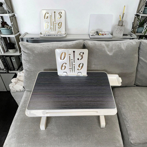 مكتب كمبيوتر محمول قابل للتعديل ارتفاع دوران مجاني كمبيوتر محمول قراءة رف كتب مكتب دراسة للأطفال - Product Image 6