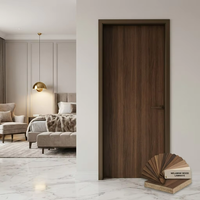 Porte intérieure pliante sans cadre en mélamine, aspect bois, couleurs modernes, pour projets intérieurs (vente en gros)