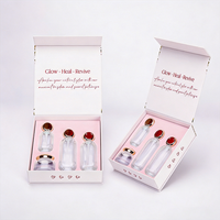 Boîte en carton rigide personnalisée avec logo, insert en EVA découpé pour emballage cadeau de cosmétiques et maquillage, vente en gros, haute qualité