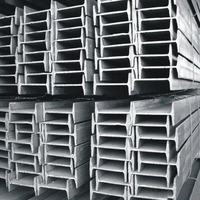 Vigas en I de Acero al Carbono Galvanizado en Caliente, Fabricadas en China, Todas las Especificaciones, Grado A36~A572, Servicios de Soldadura y Corte
