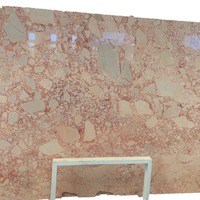 Mur d'hôtel en marbre naturel de luxe marbre rose dalle de marbre rouge rose utilisation pour hôtel salon salle de bain table décoration murale ou villa