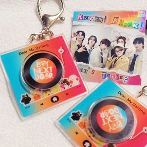 Porte-clés en acrylique personnalisé pour CD, support de CD en acrylique, mini-boîte de CD en acrylique, porte-clés NFC en acrylique personnalisé avec puce, motif dessin animé/anime - Product Image 5