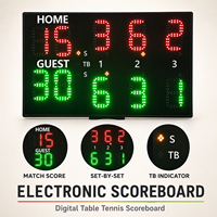 Tableau de score numérique pour le tennis de table, entraînement, tableau de score électronique, lumières numériques rouges et vertes pour les gymnases sportifs
