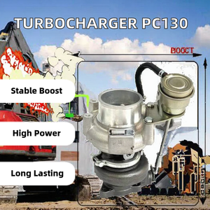 เทอร์โบชาร์จเจอร์ประสิทธิภาพสูง รุ่น PC130-8 D31EX-22 โครงสร้างทนทานสำหรับชิ้นส่วนเครื่องจักร - Product Image 3