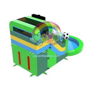 Toboggan aquatique gonflable tropical sec et humide, trampoline de saut, aire de jeux intérieure, location commerciale, directement de l'usine - Product Image 5