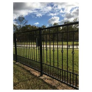 Clôture extérieure de jardin <span class=keywords><strong>ferraille</strong></span> en fer forgé galvanisé/rails d'occasion à vendre - Product Image 5