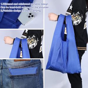 Sac de courses pliable en polyester écologique grande capacité pour femmes, sac à main portable en Oxford pour supermarché - Product Image 4