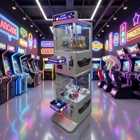 Vente en gros 24 pinces à jetons prix cadeau machine de jeu arcade pince distributeur automatique carte Clip Machine de prix