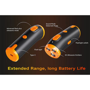 TecnoDog Repelente Ultrasónico para Perros, Recargable, Portátil, para Exteriores, Campamento, Entrenador de Mascotas, Morado, Verde, Naranja, Modelo TD 0001 - Product Image 4