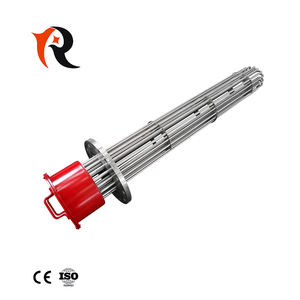 Elemento Calefactor a Prueba de Explosiones de 150KW, Tubo de Calefacción para Horno de Aceite, Calentador de Inmersión con Brida - Product Image 2