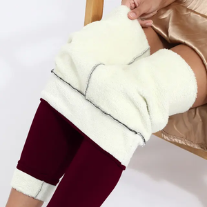 Winter Women <strong>Fleece</strong> Warm <strong>Leggings</strong> Pants Slim Stretch Tight Pantyhose Long Pants Lady <strong>Girls</strong> Thick Casual <strong>Leggings</strong> - Product Image 3