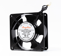 Ventilateur de refroidissement AC à roulement à billes ultra silencieux et longue durée de vie 120x120x38mm AC 110V 120V 220V 240V pour rack de serveur et boîtier d'alimentation