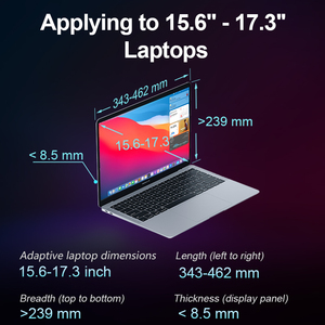 Monitor ringan layar besar 15.6 inci, dengan konektivitas HDMI, desain Super ramping untuk penggunaan portabel - Product Image 5