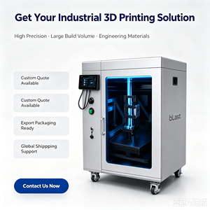 Imprimante 3D industrielle Blast 2 FFF, nouveau volume d'impression large, haute précision, prend en charge les matériaux PEEK, USB automatique - Product Image 6