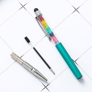 Nuevo Bolígrafo de Diamantes con Punta Táctil 2 en 1, Multifuncional, para la Escuela y la Oficina, con Logotipo Personalizado - Product Image 2
