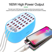 Chargeur intelligent haute puissance RELIFE RL-304M à 30 ports, 160W, adapté à la charge des appareils numériques