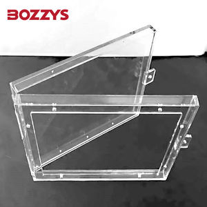 חשמל תעשייתי בקרת חשמל פנל שקוף פלסטיק נעילה קבוע עם דבק תעשייתי אקריליק פרספקס BD-D65 - Product Image 5