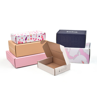Boîtes d'expédition pour chaussures personnalisées avec logo imprimé, boîtes d'envoi gaufrées, emballage écologique réutilisable en gros