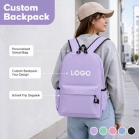Mochila Escolar con Logotipo Personalizado, Tela Oxford Transpirable, Bolsa para Niños de Primaria y Secundaria, para Clases de Entrenamiento, Tutorías, Regalo