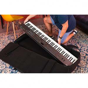 Estuche Acolchado Portátil para Instrumentos Musicales, Funda para Teclado Musical, para Piano de 61, 76 y 88 Teclas, Bolsa para Teclado de Tela Oxford 600D - Product Image 6