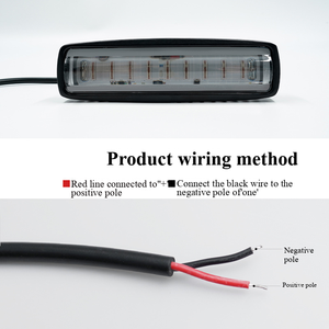 Barre lumineuse LED extérieure pour SUV tout-terrain, barre lumineuse stroboscopique, allume-cigare de voiture, barre lumineuse LED spot pour voiture tout-terrain - Product Image 5