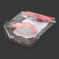 Sacs de cuisson en plastique transparent de qualité alimentaire, résistants à la chaleur, avec fermeture à glissière, pour micro-ondes, rôtissage et cuisson à la vapeur