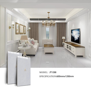<span class=keywords><strong>Prix</strong></span> d'usine, dalles de marbre de grande taille 600x1200 mm, brillantes, antidérapantes, en <span class=keywords><strong>ciment</strong></span> blanc antique, carreaux de sol en porcelaine - Product Image 5