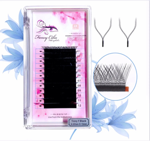 <span class=keywords><strong>Fancy</strong></span> cilia YY hình dạng lông mi mở rộng nguồn cung cấp Faux Mink Lash mở rộng tay màu đen làm DD 3 cao cấp Hàn Quốc PBT, tóc tổng hợp - Product Image 5