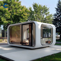 Mini cabine Apple préfabriquée populaire et bon marché, maison préfabriquée rapide, portable, 20 pieds, 40 pieds, maison conteneur étanche pour bureau