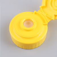 Bouteille en plastique anti-fuite pour Sauce ketchup, bouteille de miel à presser, valve en silicone, capuchon rabattable, 28mm, 38mm