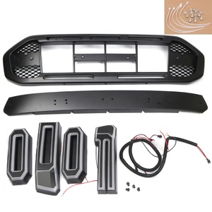อุปกรณ์ตกแต่งรถยนต์ 4x4 กระจังหน้า ABS พร้อมไฟ LED สำหรับ Ranger <span class=keywords><strong>Wildtrack</strong></span> T8 ปี 2018+ - Product Image 3