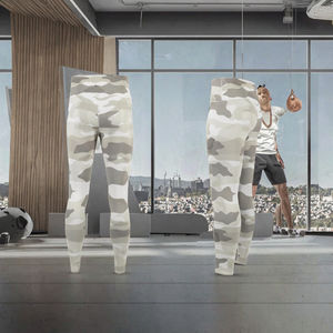 Nouveaux leggings de yoga actifs personnalisés, écologiques, imperméables, taille haute, en nylon, séchage rapide, avec effet push-up dissimulé, pour l'entraînement - Product Image 3