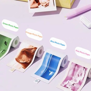 Rotolo di Carta Fotografica Termica Bicolore a Doppia Faccia <span class=keywords><strong>per</strong></span> Bambini con Adesivo Acrilico <span class=keywords><strong>per</strong></span> Stampante Fotografica - Product Image 3