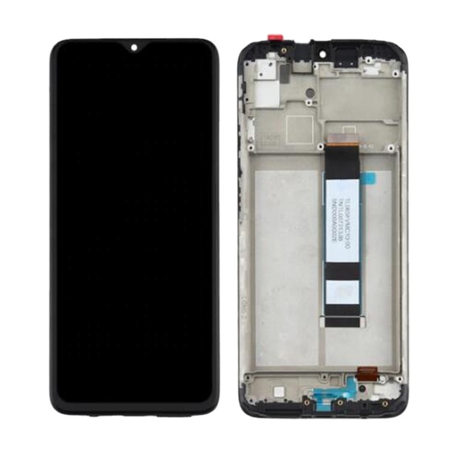 Mobile Phone Lcds for  Poco M3 Display Touch Screen with Frame for Redmi Note 9 4G Display Panel Replacement