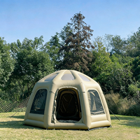 Tente Gonflable Luxe Ciel Étoilé Imperméable en PVC et Aluminium pour Camping, Restaurant Extérieur, Forteresse de Camping BT