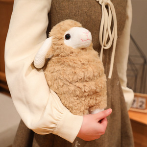 Adorable Peluche Mouton de Simulation, Poupée Agneau en Velours de Laine d'Alpaga, Rembourrée en Coton PP, Coussin de Lit - Product Image 2