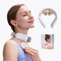 Masseur cervical chauffant Alphay OEM ODM pour soulager le stress quotidien et la tension, masseur électrique à impulsions pour le cou