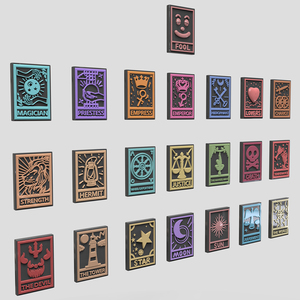 Set di Carte dei Tarocchi Personalizzate per Divinazione, Portacenere in Ceramica, Supporto Portatile Quadrato per Bastoncini d'Incenso, Prodotto Spirituale - Product Image 4