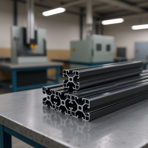 Rail linéaire en aluminium anodisé 4040, guides linéaires à fente en T, 23,6 pouces (600 mm) pour machines industrielles - Product Image 2