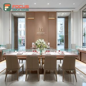 Mostrador de Exhibición de Joyería para Centro Comercial Moderno, Acabado Laminado, Mostrador de Exhibición para Tienda de Marca - Product Image 5