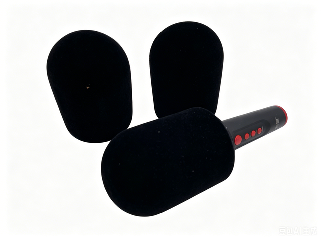 High Quality Colorful TV Polyurethane Microphone Studio Recording Foam Windshield Ball Cover Black