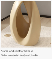 Lampe sur pied LED design moderne minimaliste, sculpture en résine pour salon d'hôtel, style nordique, décoration artistique
