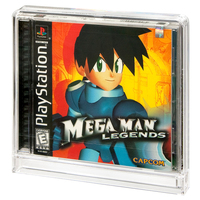 SHP casing Display akrilik Game PlayStation tutup geser bening untuk Game Sony PS1