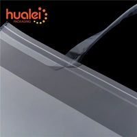 100 pièces/paquet 15cm de largeur personnalisé petit plastique auto-adhésif Transparent auto-adhésif Opp emballage sac d'emballage pour vêtements