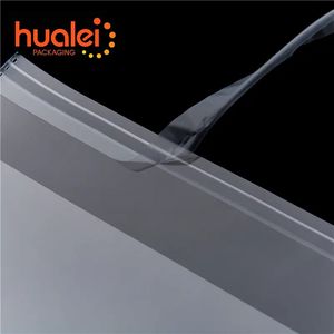 100 יח'\אריזה 15 ס "מ רוחב פלסטיק קטן מותאם אישית דבק שקוף עצמי דבק נייר אריזה שקית אריזה לבגדים - Product Image 4