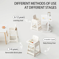 Chaise multifonctionnelle de salle à manger haute Hobbytree pour bébés et enfants Chaise d'apprentissage pour bébés Highchai