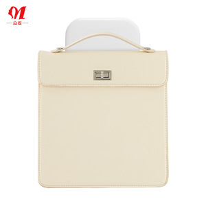 Sac de maquillage Jia Yao avec miroir LED beige, trousse de toilette portable pour voiture, chambre à coucher, salon - Product Image 1