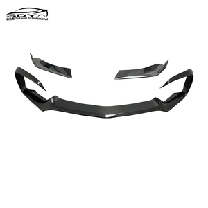Labbro Anteriore in Fibra di Carbonio di Alta Qualità Stile R per <span class=keywords><strong>Mercedes</strong></span> Benz <span class=keywords><strong>AMG</strong></span> <span class=keywords><strong>GT</strong></span> GTS - Product Image 3